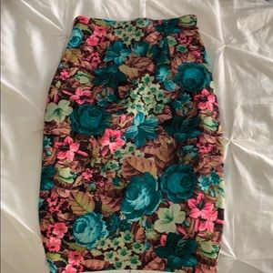 Nerves worn high waisted Darling pencil skirt